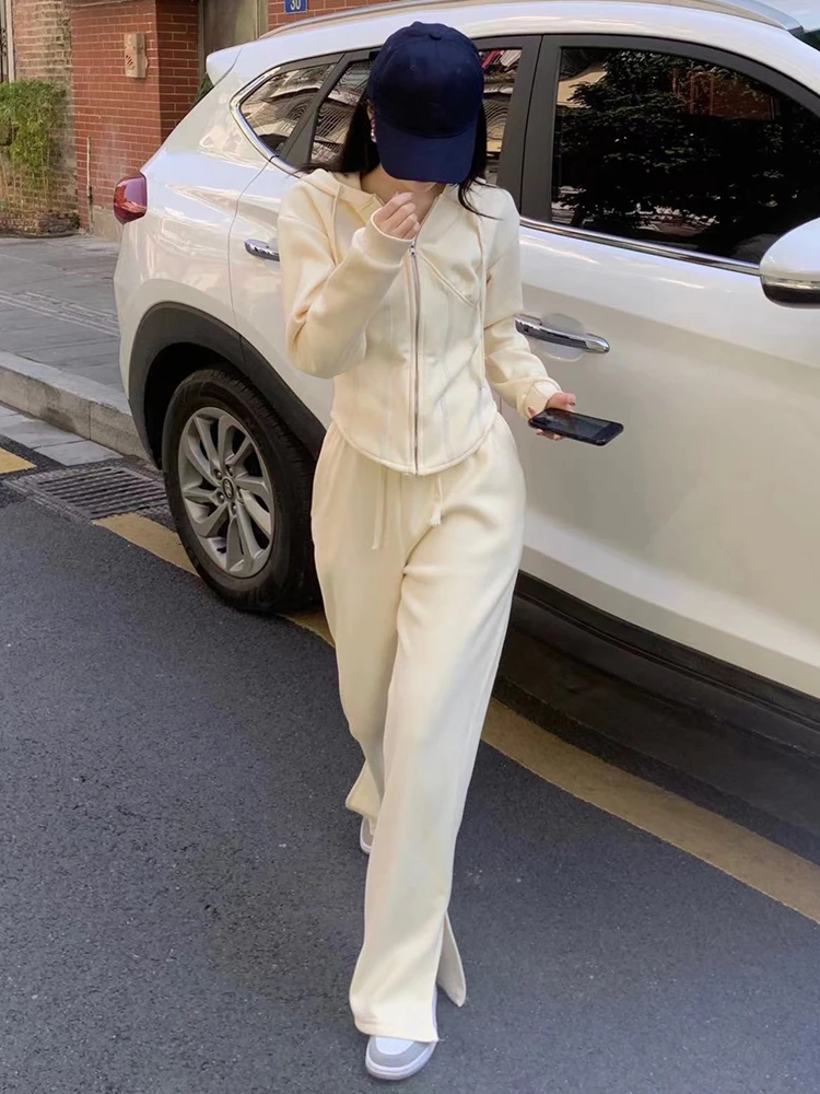 2022 Spring New Women Two Piece Set Sweatshirts OutfitsTracksuit Zipper Top Casual Sport Slim Pants Suit Set Solid Hoodies
2022 Spring New Women Two Piece Set Sweatshirts OutfitsTracksuit Zipper Top Casual Sport Slim Pants Suit Set Solid Hoodies