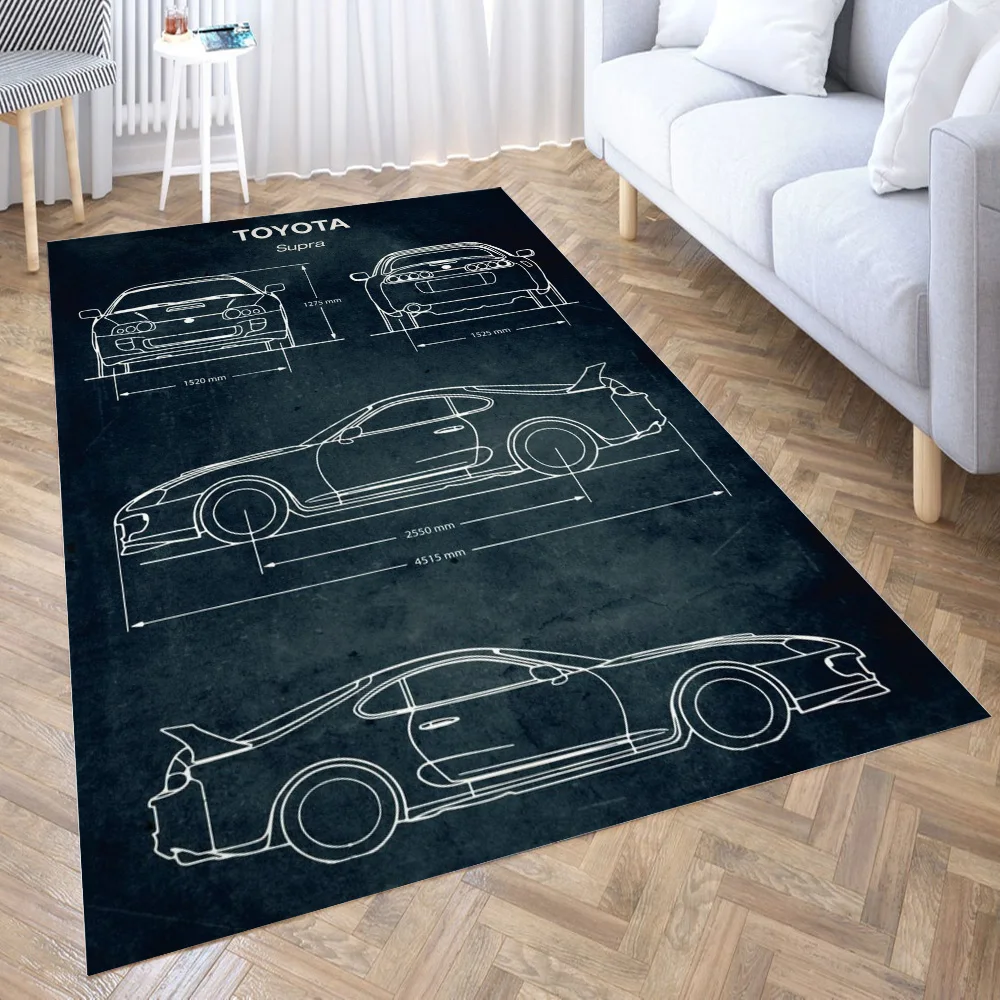 No234 Toyota Supra Carpet Living Room Large Area Rugs Bedroom Carpet Modern Home Living Room Decoration Floor Lounge Rug
No234 Toyota Supra Carpet Living Room Large Area Rugs Bedroom Carpet Modern Home Living Room Decoration Floor Lounge Rug