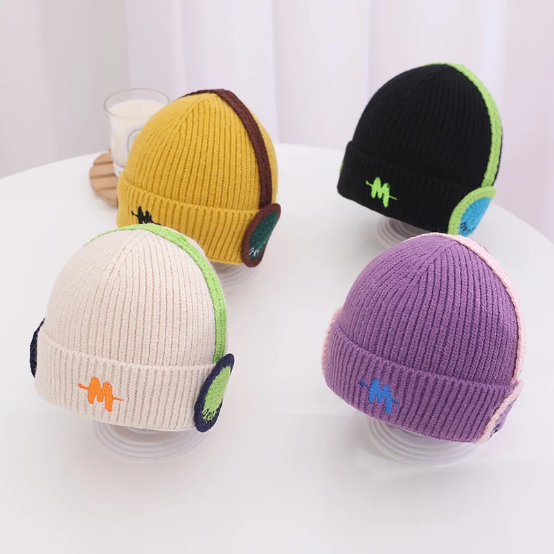 Autumn Winter Letter Knitted Baby Hat Children Beanies Earmuffs Kids Caps For Boys Girls
Autumn Winter Letter Knitted Baby Hat Children Beanies Earmuffs Kids Caps For Boys Girls