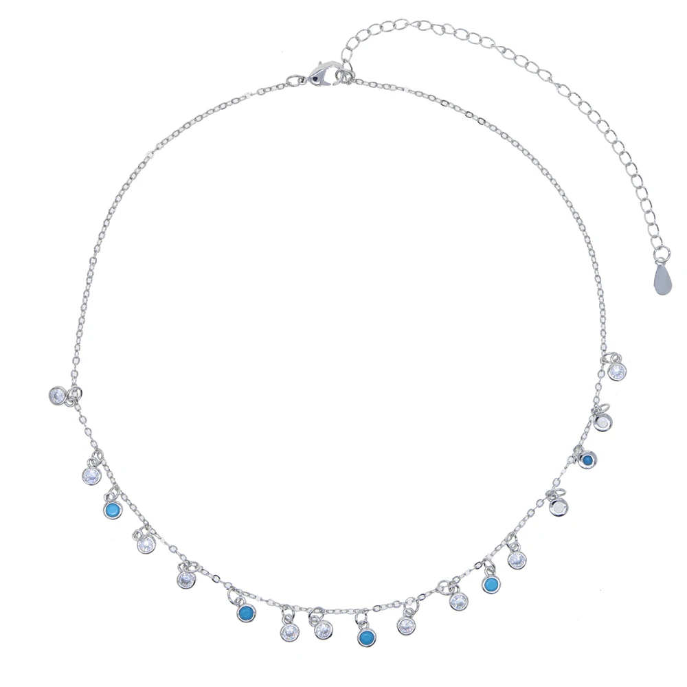 Blue Turquoises Stones Necklace Jewelry for Women 2022 Trend Cadena Plata Dot Cz Zircon Choker Necklace Collier
Blue Turquoises Stones Necklace Jewelry for Women 2022 Trend Cadena Plata Dot Cz Zircon Choker Necklace Collier