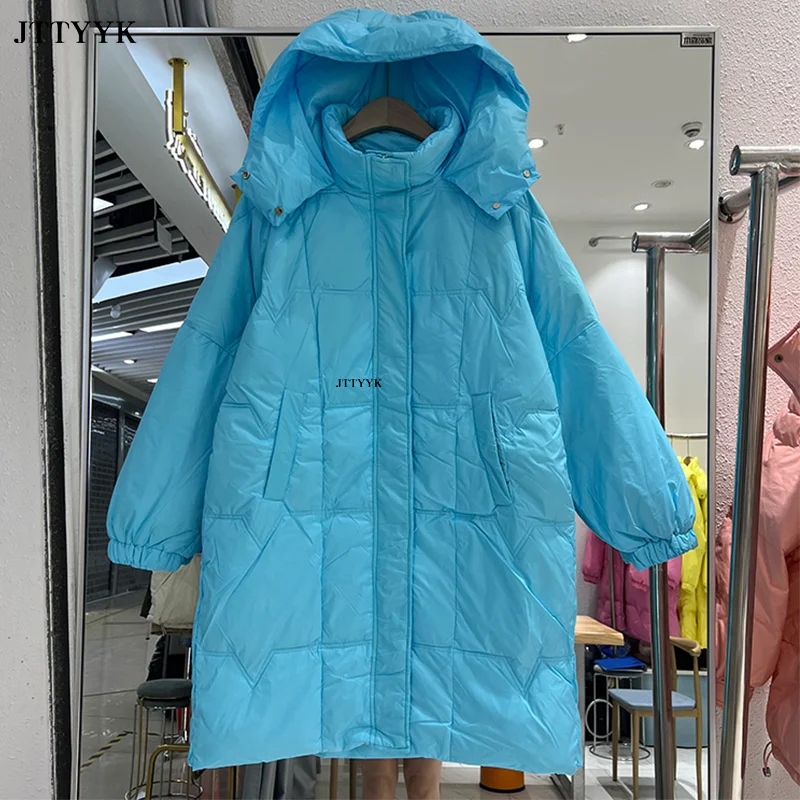 Korean Long Down Coats Woman winter 2022 New Feather Jacket for Women Oversized Autumn Winter Parka Warm Outwear Bread Clothes
Korean Long Down Coats Woman winter 2022 New Feather Jacket for Women Oversized Autumn Winter Parka Warm Outwear Bread Clothes
