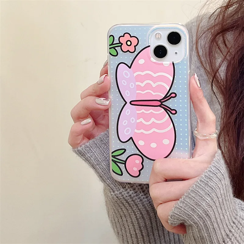 Laser Cartoon Butterfly Phone Case Cover for IPhone 14 Plus 11 12 13 14 Pro Max Shockproof Cases for IPhone 14 Case
Laser Cartoon Butterfly Phone Case Cover for IPhone 14 Plus 11 12 13 14 Pro Max Shockproof Cases for IPhone 14 Case
