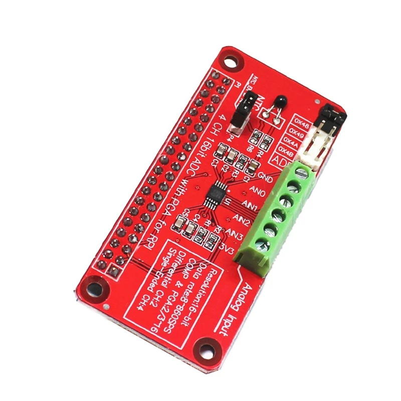 

Module 3.3V Ads1115 Adc For Raspberry Pi 3/2/B+/I2C Rpi Ads1115 Adc Analog To Digital Converter For Arduino