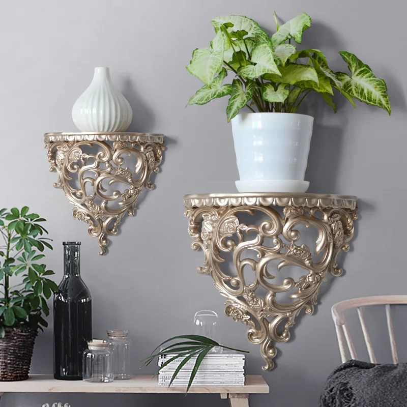 European style wall decoration creative wall decoration wall shelf rack background wall hanging crafts
European style wall decoration creative wall decoration wall shelf rack background wall hanging crafts
