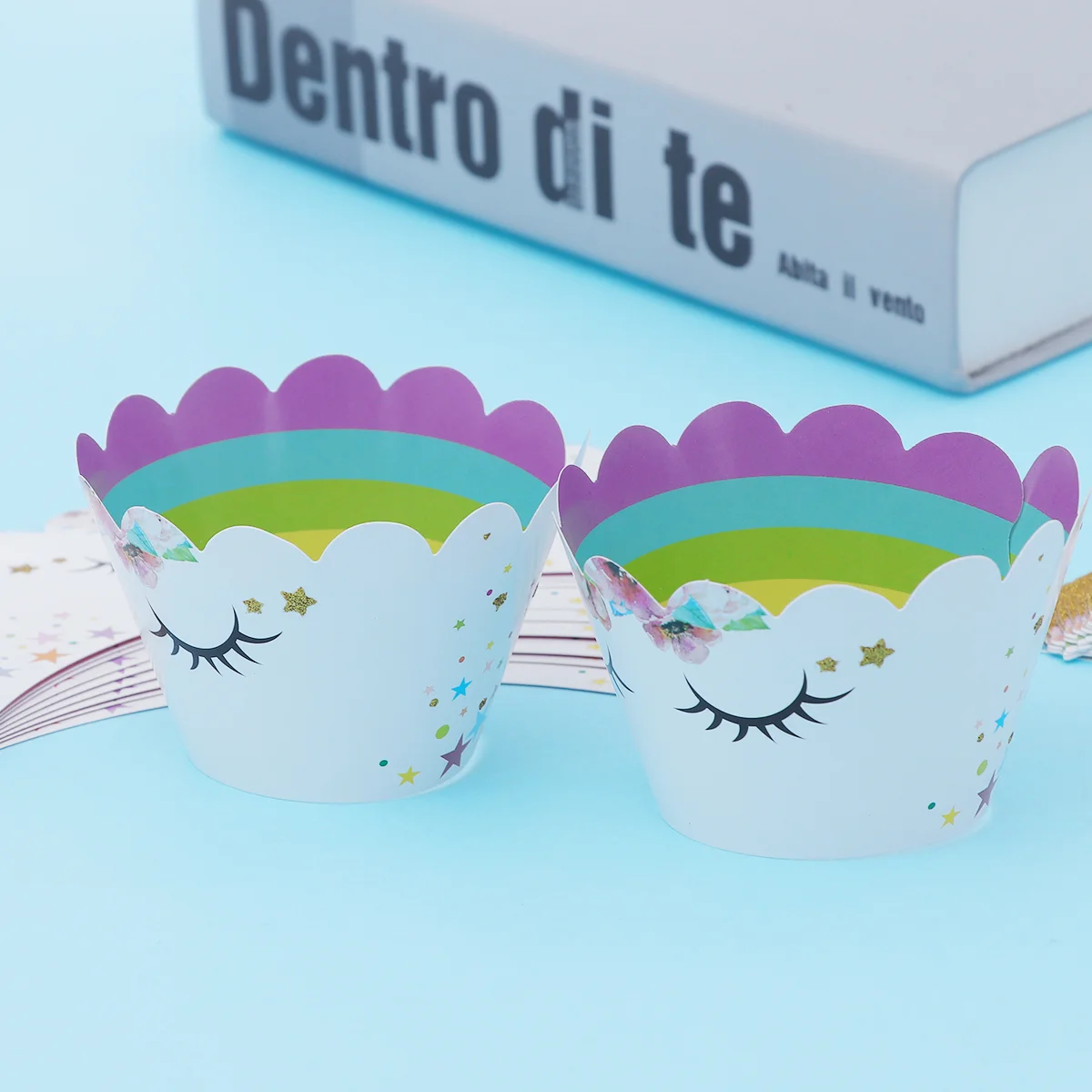 24 Pcs Birthday Toppers Cakes Cupcake Paper Cup Dessert Glittering Cupcake Liner Rainbow Cupcake Wrappers Liners Baby
24 Pcs Birthday Toppers Cakes Cupcake Paper Cup Dessert Glittering Cupcake Liner Rainbow Cupcake Wrappers Liners Baby