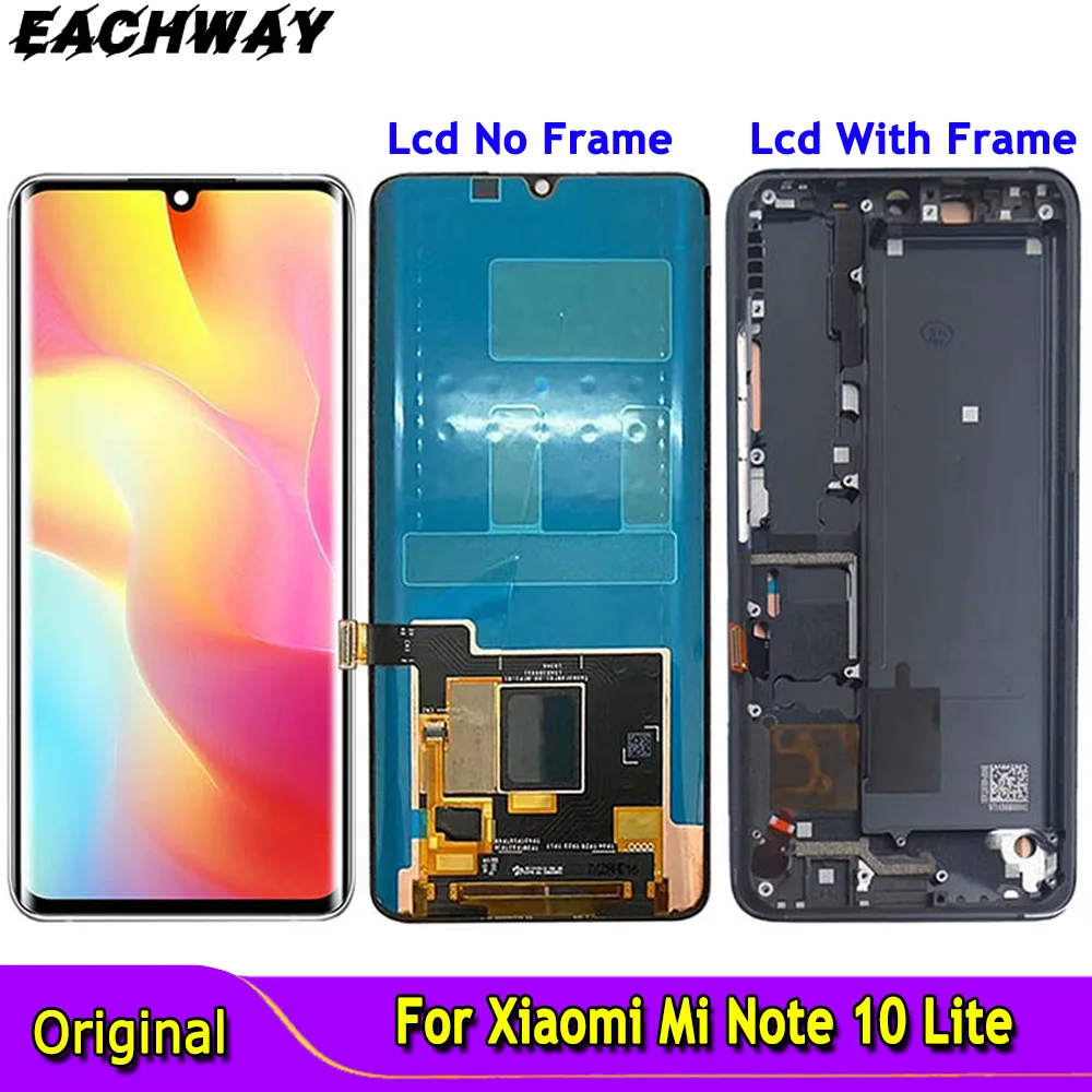 AMOLED Original For Xiaomi Mi Note 10 Lite Display Screen Lcd Display+Touch Screen For Mi Note 10 Lite M2002F4LG M1910F4 LCD
AMOLED Original For Xiaomi Mi Note 10 Lite Display Screen Lcd Display+Touch Screen For Mi Note 10 Lite M2002F4LG M1910F4 LCD