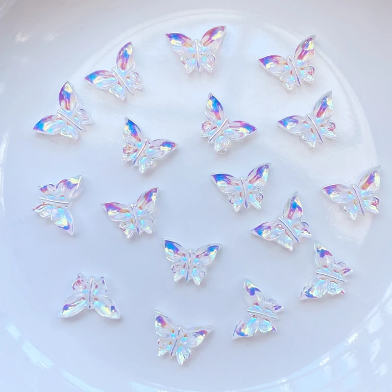 100Pcs Nail Art Accessories Resin 7*9mm Cute Mini Shiny Butterfly Figurine Crafts Flatback Cabochon Ornament Jewelry Making
100Pcs Nail Art Accessories Resin 7*9mm Cute Mini Shiny Butterfly Figurine Crafts Flatback Cabochon Ornament Jewelry Making