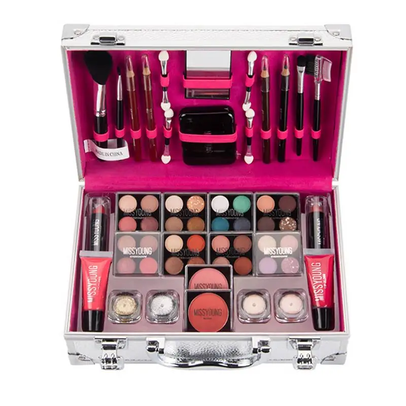 All In Makeup Set Multi-Purpose Makeup Kit For Girls Teens Women And Makeup Beginners Eyeshadow Lipsticks Blushers Brushes
All In Makeup Set Multi-Purpose Makeup Kit For Girls Teens Women And Makeup Beginners Eyeshadow Lipsticks Blushers Brushes