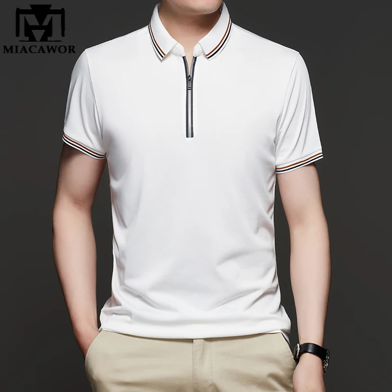 New Summer Short Sleeve Polo Shirts Men Fashion Zipper Camisa Masculina Casual Top Tees Mens Clothing T1195 
New Summer Short Sleeve Polo Shirts Men Fashion Zipper Camisa Masculina Casual Top Tees Mens Clothing T1195