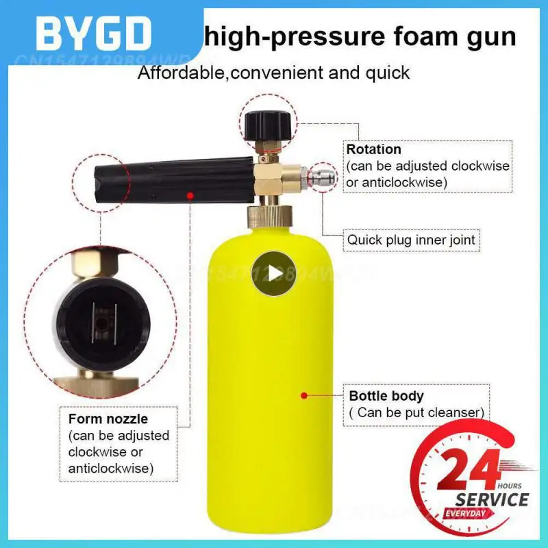 1l Car Wash Foam Gun Plastic Adjustable Nozzle Universal Foam Pot Car Accessories 1/4 Inch Car Wash Foam Portable
1l Car Wash Foam Gun Plastic Adjustable Nozzle Universal Foam Pot Car Accessories 1/4 Inch Car Wash Foam Portable