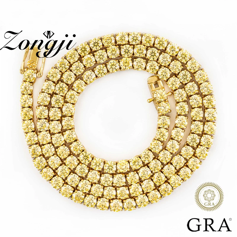 Hot Selling 3-4mm925 Silver Gold/Champagne Color Full Moissanite for Men and Women Tennis Chain HipHop Accessories Fine Jewelry
Hot Selling 3-4mm925 Silver Gold/Champagne Color Full Moissanite for Men and Women Tennis Chain HipHop Accessories Fine Jewelry