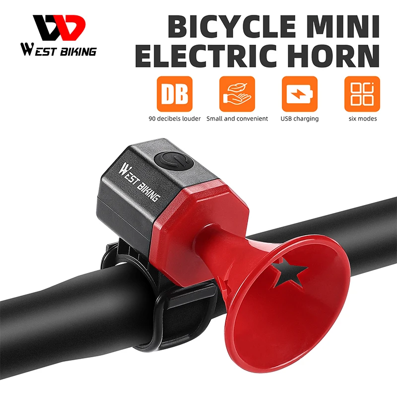 WEST BIKING ABS 90 децибел, громкий USB-зарядка, 6 режимов переключения, звонок на руль велосипеда, велосипедный Звонок для безопасности
WEST BIKING ABS 90 децибел, громкий USB-зарядка, 6 режимов переключения, звонок на руль велосипеда, велосипедный Звонок для безопасности