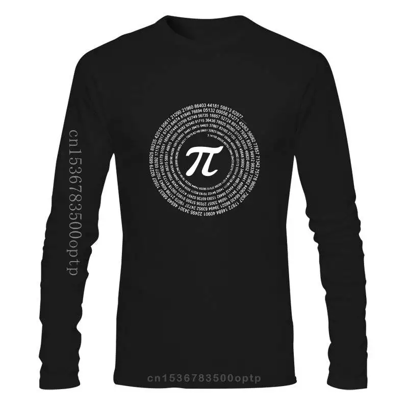 Мужская одежда новинка Hanhent футболки с математикой Pi мужские хлопковые свободные