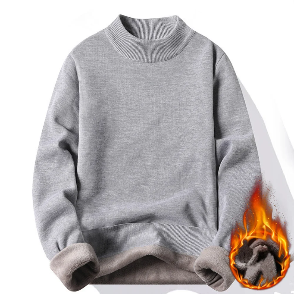 Fashion Men's Casual Slim Fit Basic Turtleneck Knitted Sweater High Collar Pullover Male Double Collar Autumn Winter Tops
Fashion Men's Casual Slim Fit Basic Turtleneck Knitted Sweater High Collar Pullover Male Double Collar Autumn Winter Tops