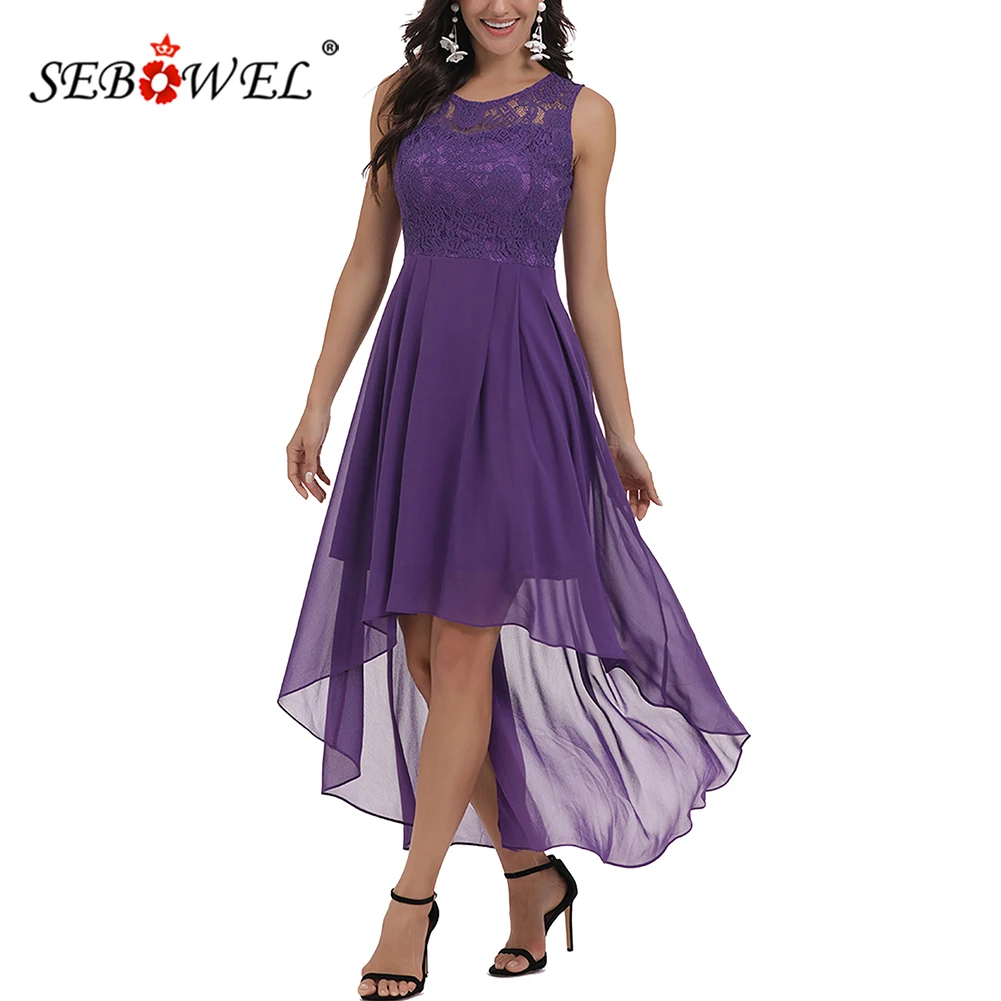 SEBOWEL 2022 Summer European and American Lace Stitching Chiffon Irregular Swing Dress Skirt Bridesmaid Dresses S-2XL
SEBOWEL 2022 Summer European and American Lace Stitching Chiffon Irregular Swing Dress Skirt Bridesmaid Dresses S-2XL