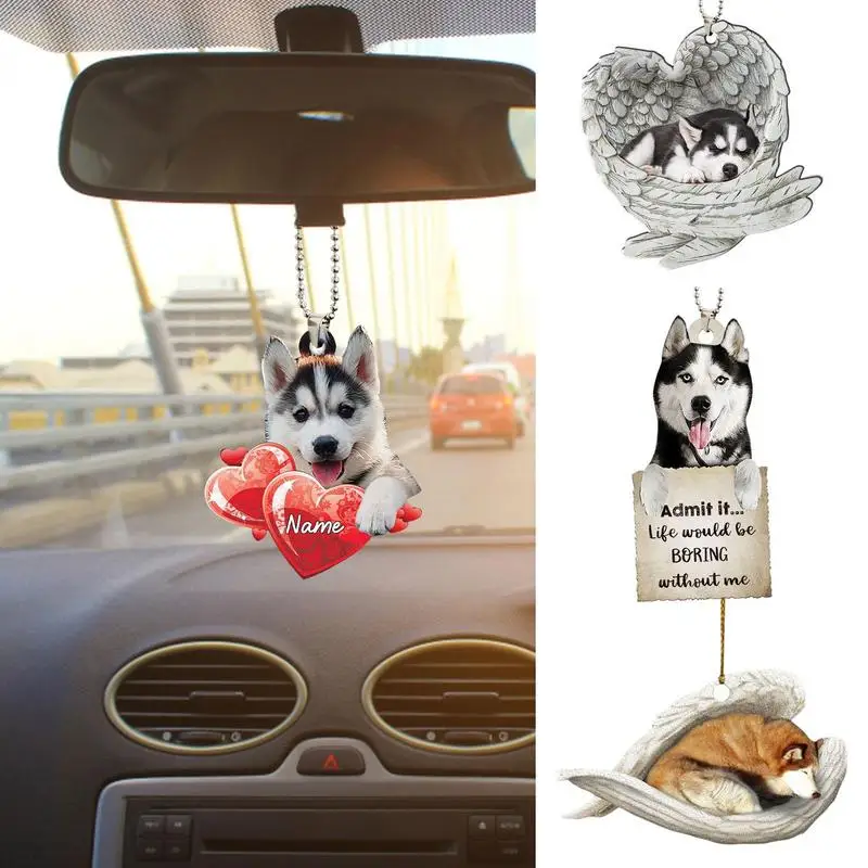 Dog Keychain Auto 2D Hanging Ornament Car Rear View Mirror Dog Charm Pendant Automotive Super Cute Animal Figurine Keychain
Dog Keychain Auto 2D Hanging Ornament Car Rear View Mirror Dog Charm Pendant Automotive Super Cute Animal Figurine Keychain