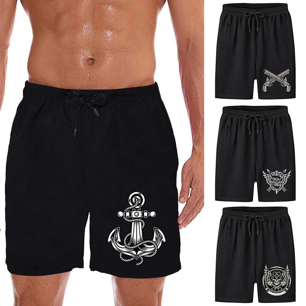 Men's Fashion The New Summer Loose Shorts Outdoor Fitness Surfing Breathable Elastic Waist Drawstring Skull Print Short Pants
Men's Fashion The New Summer Loose Shorts Outdoor Fitness Surfing Breathable Elastic Waist Drawstring Skull Print Short Pants