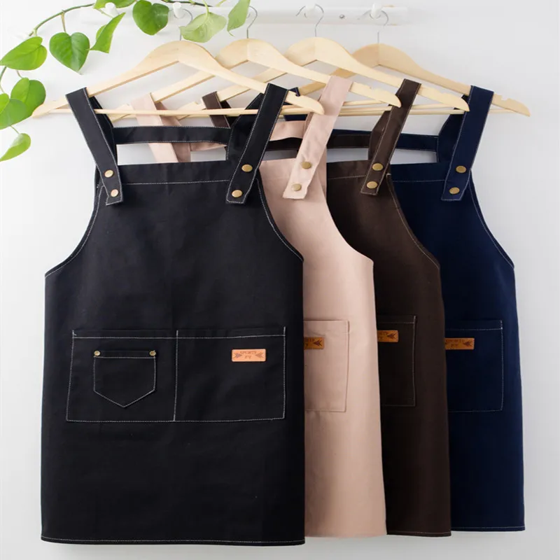 Fashion Adjustable Work Apron Kitchen Cafe Shop Water and oil resistant bib unisex Waiter BBQ Hairdresser Work Uniform
Fashion Adjustable Work Apron Kitchen Cafe Shop Water and oil resistant bib unisex Waiter BBQ Hairdresser Work Uniform