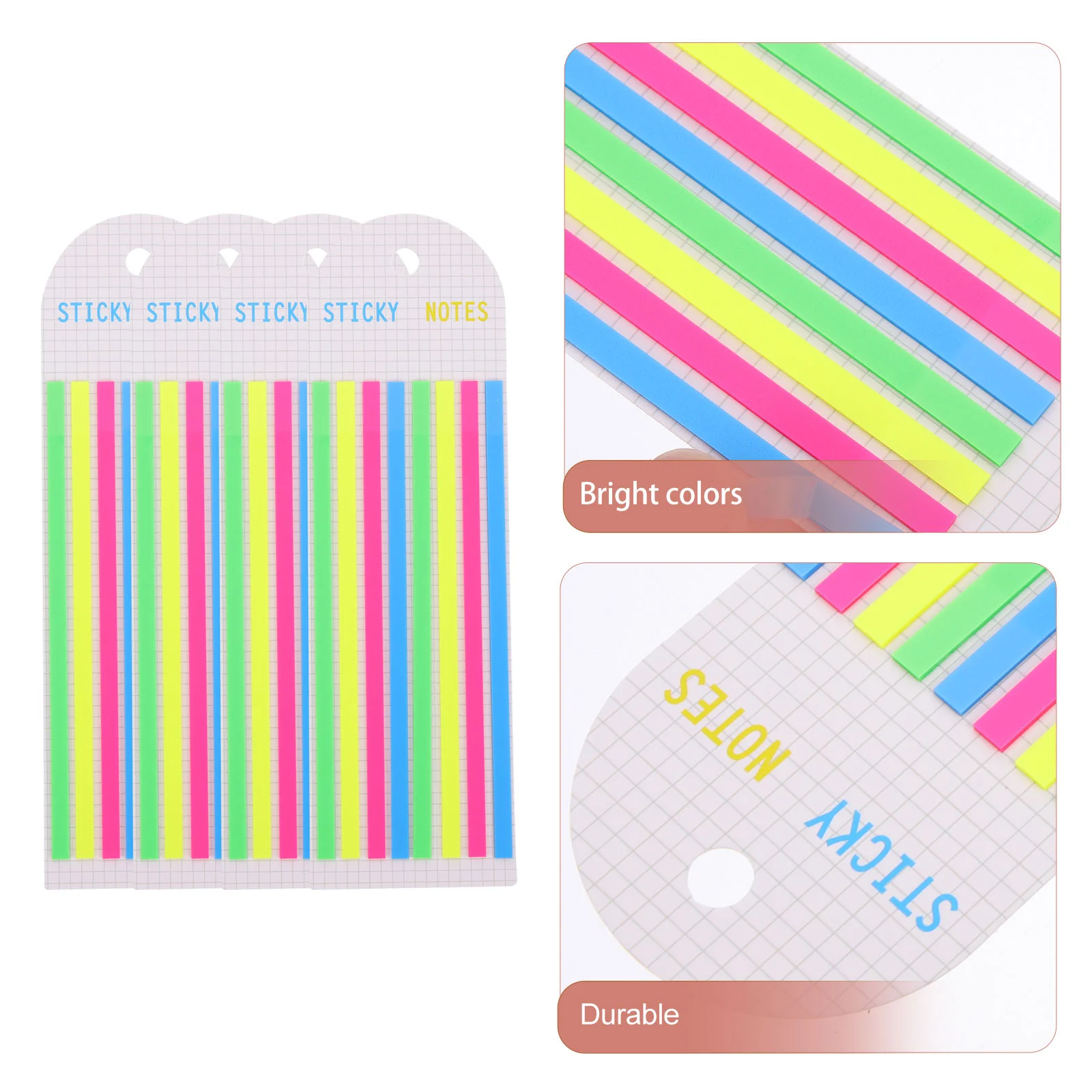 

4 Books Sticky Notes Tabs Office Products Annotation The Pet Filing Sentence Strips Household Page Marker Tags Highlighter Tape
