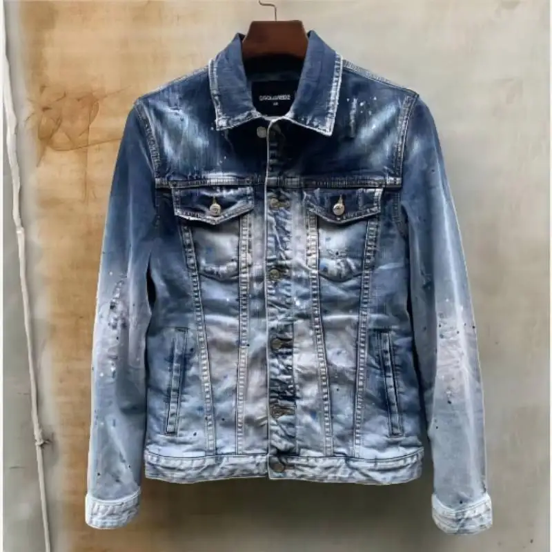 2023 Dsquared2 Fashion Trend Style Punk Motorcycle Casual Denim Lapel Jacket Men's Clothing 1905
2023 Dsquared2 Fashion Trend Style Punk Motorcycle Casual Denim Lapel Jacket Men's Clothing 1905