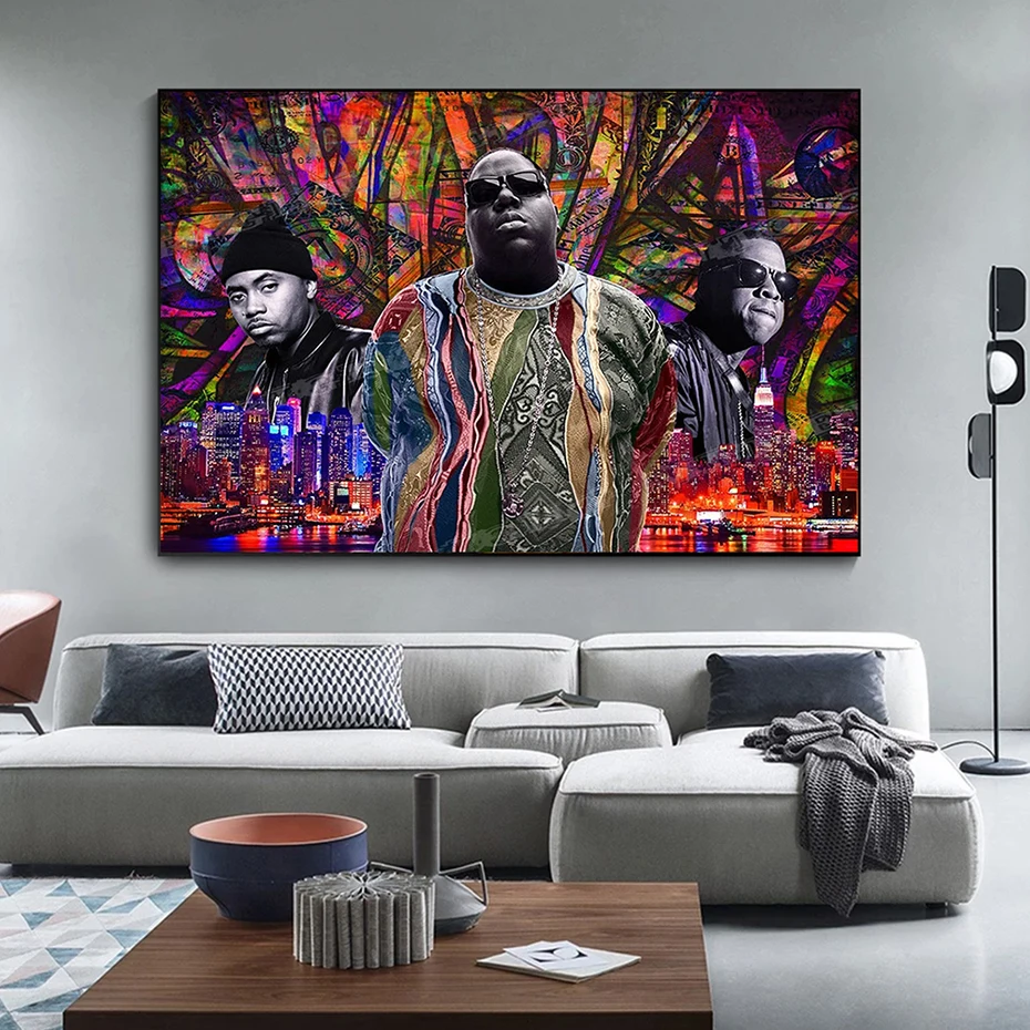 Biggie Smalls Notorious Hip Hop Rap Posters On The Wall Art Mural Old School Memento Canvas Painting for Living Room Home Decor
Biggie Smalls Notorious Hip Hop Rap Posters On The Wall Art Mural Old School Memento Canvas Painting for Living Room Home Decor