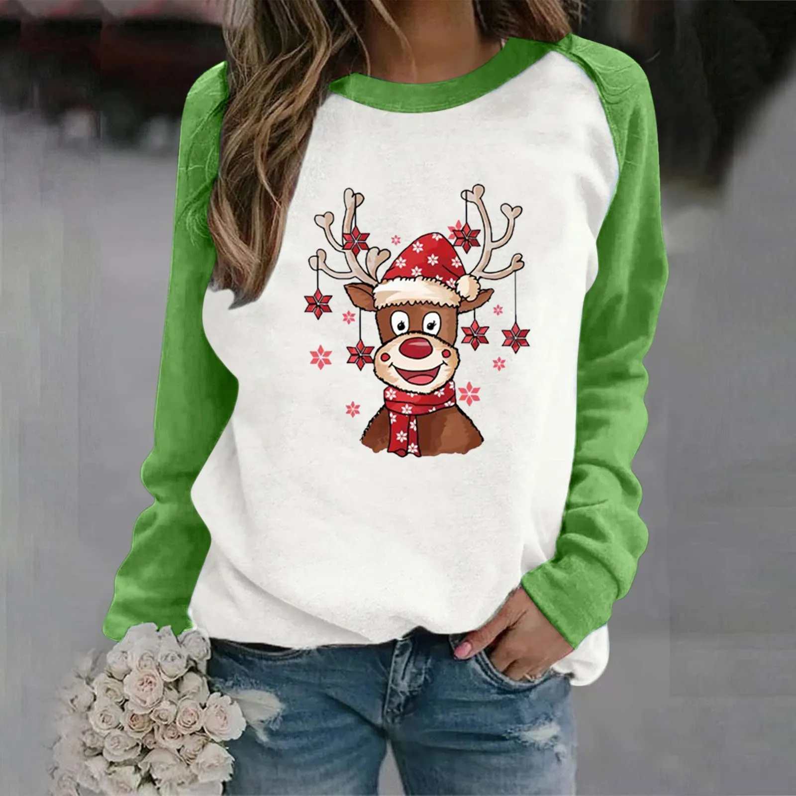 Womens Long Lightweight Zip up Christmas Womens Casual Long Sleeve Crew Neck Letter Printed Cotton Sweatshirts for Women
Womens Long Lightweight Zip up Christmas Womens Casual Long Sleeve Crew Neck Letter Printed Cotton Sweatshirts for Women