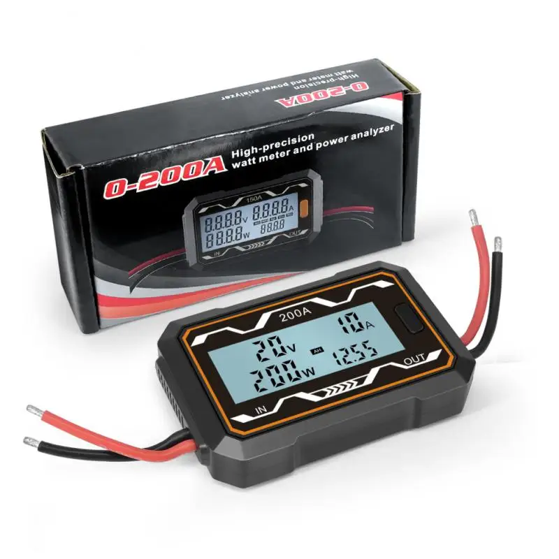 Electricity Wattmeter Power Meter 200A High Precision RC Watt Calculator And Power Analyzer Battery Tester Backlight LCD DC 60A
Electricity Wattmeter Power Meter 200A High Precision RC Watt Calculator And Power Analyzer Battery Tester Backlight LCD DC 60A