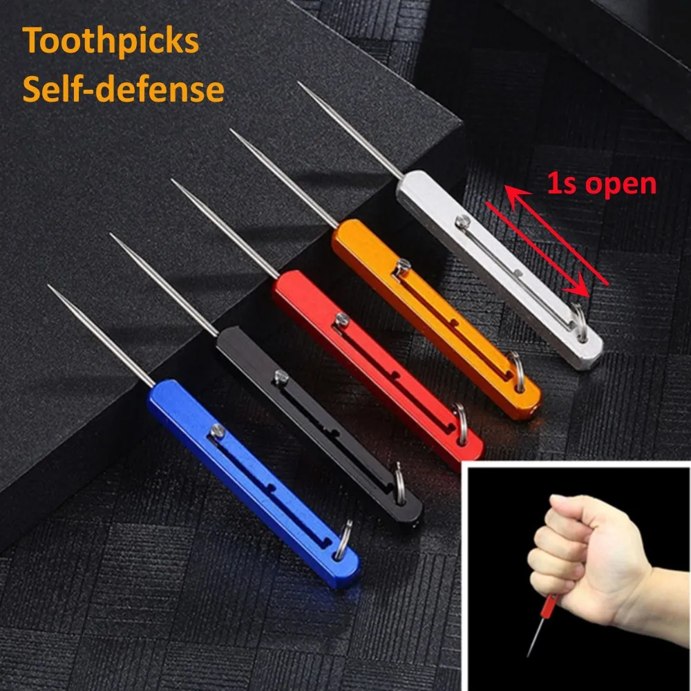 Titanium Alloy Toothpick Retractable Metal Toothpick Travel Portable Fruit Fork Tooth Cleaning Tool Self-Defense Open Courier
Titanium Alloy Toothpick Retractable Metal Toothpick Travel Portable Fruit Fork Tooth Cleaning Tool Self-Defense Open Courier