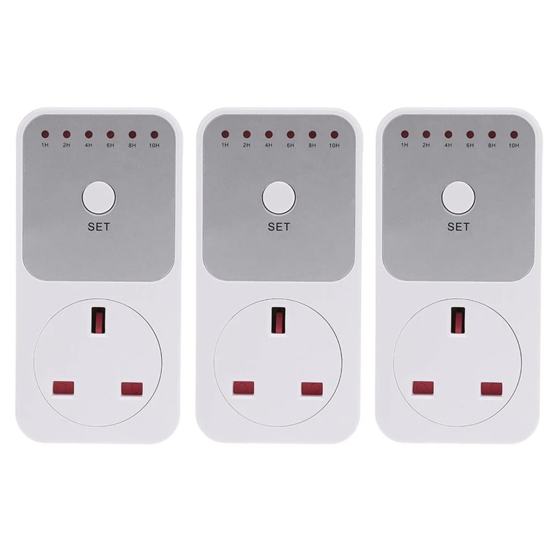 3X Smart Control Countdown Timer Switch Plug-In Socket Auto Shut Off Outlet Uk Plug
3X Smart Control Countdown Timer Switch Plug-In Socket Auto Shut Off Outlet Uk Plug