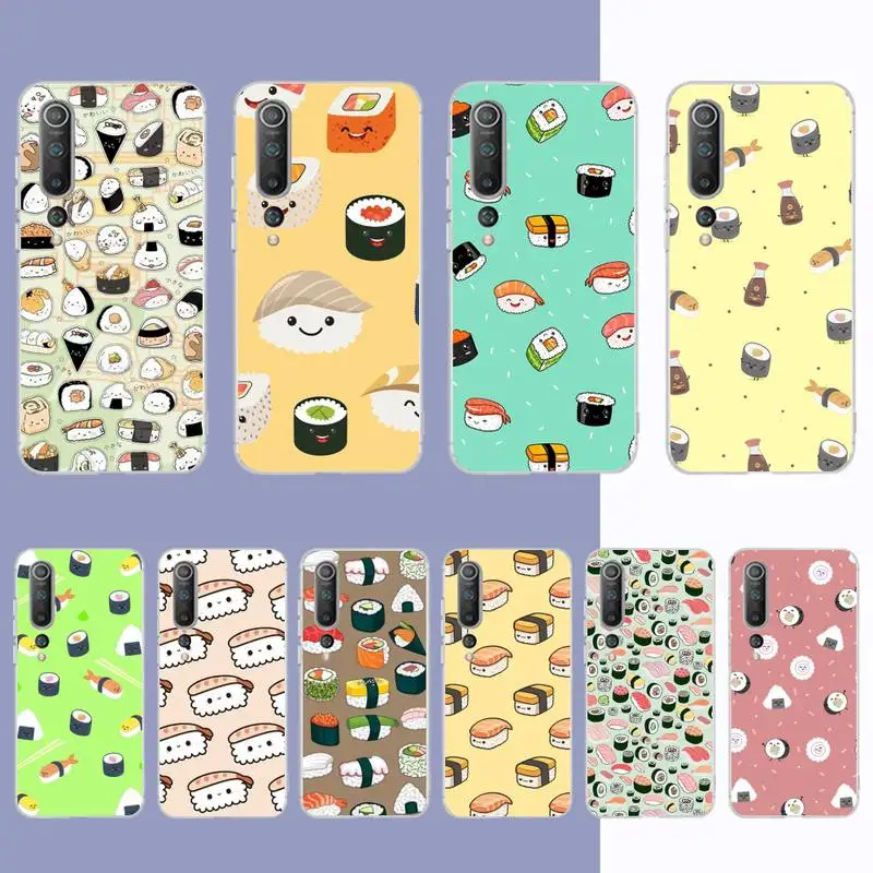 Food Sushi Phone Case for Samsung S21 A10 for Redmi Note 7 9 for Huawei P30Pro Honor 8X 10i cover
Food Sushi Phone Case for Samsung S21 A10 for Redmi Note 7 9 for Huawei P30Pro Honor 8X 10i cover
