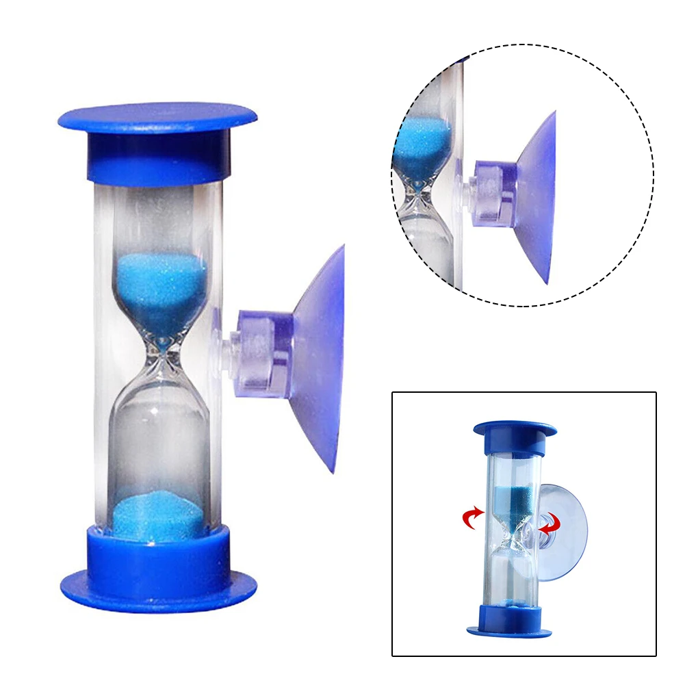 3 Minute Shower Timer Children Plastic Suction Cup Hourglass Sand Clock Desktop Ornament Tooth Brushing With Blue Sand
3 Minute Shower Timer Children Plastic Suction Cup Hourglass Sand Clock Desktop Ornament Tooth Brushing With Blue Sand