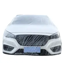 Transparent Car Clothing Cover Dustproof Rainproof Cover Dustproof Protective Sunshade Thickening Material Protection Supplies