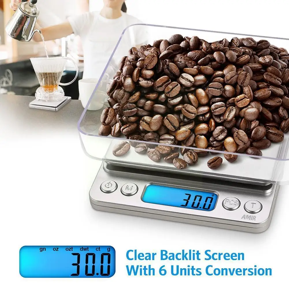 Kitchen Digital Scale Lcd Portable Mini Electronic Balance Scale Jewelry Weight Scales Gram Pocket Postal Scale Digita B5z8
Kitchen Digital Scale Lcd Portable Mini Electronic Balance Scale Jewelry Weight Scales Gram Pocket Postal Scale Digita B5z8