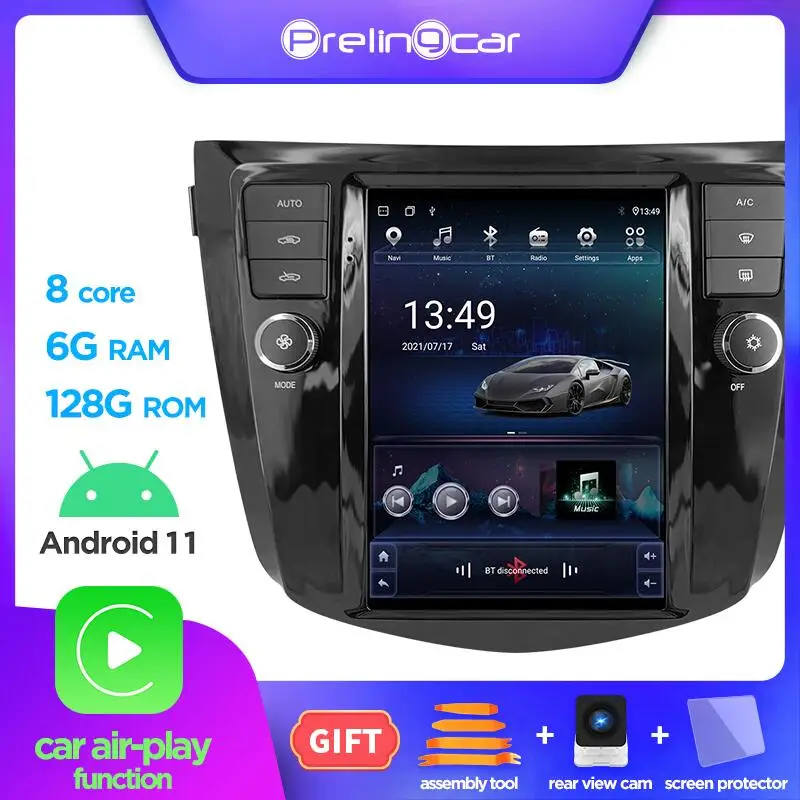 Автомагнитола для Nissan Qashqai X-Trail 2013-2017 с вертикальным экраном в стиле Tesla, Android 10, мультимедийный видеоплеер, навигация GPS
Автомагнитола для Nissan Qashqai X-Trail 2013-2017 с вертикальным экраном в стиле Tesla, Android 10, мультимедийный видеоплеер, навигация GPS