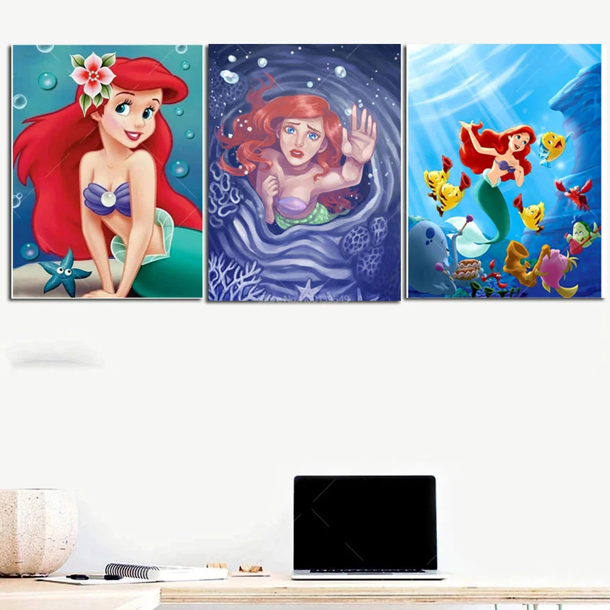 Canvas Painting Disney Little Mermaid Princess Ariel And Prince Wall Art Living Room Decoration Posters And Prints Home Decor
Canvas Painting Disney Little Mermaid Princess Ariel And Prince Wall Art Living Room Decoration Posters And Prints Home Decor