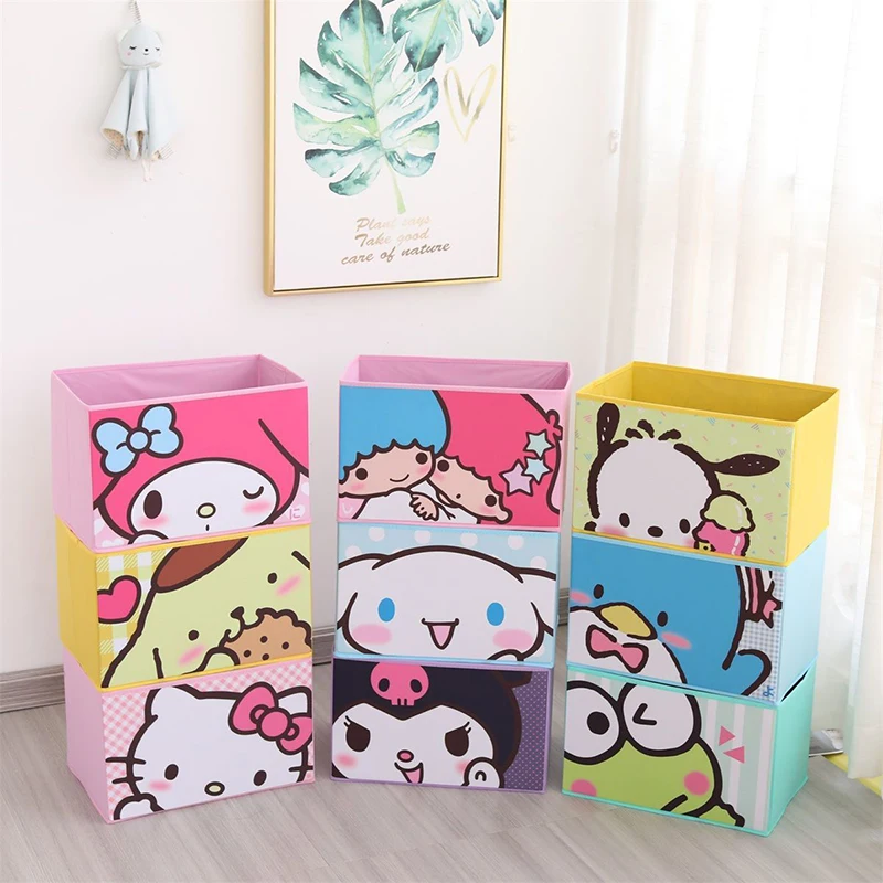 Kawaii Anime Sanrioed Foldable Storage Box Cinnamoroll Kuromi My Melody Opbergtas Desktop Daily Necessities Snack Opbergdoos
Kawaii Anime Sanrioed Foldable Storage Box Cinnamoroll Kuromi My Melody Opbergtas Desktop Daily Necessities Snack Opbergdoos