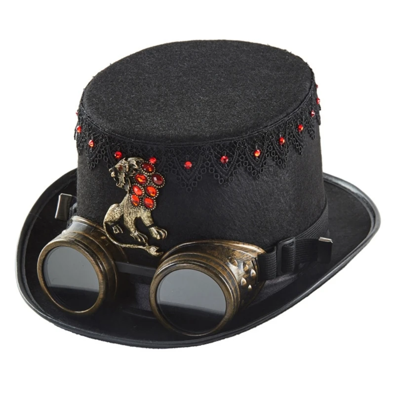 Steampunk Hat Steampunk Top Hats For Men With Goggles Steampunk Traveler Hat Steampunk Accessories Halloween Party
Steampunk Hat Steampunk Top Hats For Men With Goggles Steampunk Traveler Hat Steampunk Accessories Halloween Party