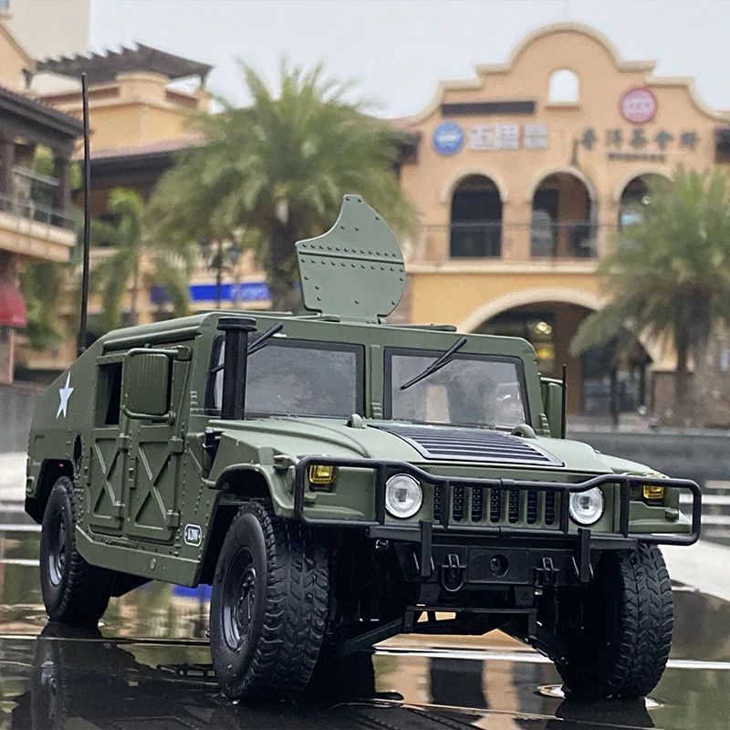 Large Size 1:18 Hummer H1 Military Explosion Proof Car Model Alloy Diecast Simulation Toy Armored Car Metal Tank Model Kids Gift
Large Size 1:18 Hummer H1 Military Explosion Proof Car Model Alloy Diecast Simulation Toy Armored Car Metal Tank Model Kids Gift