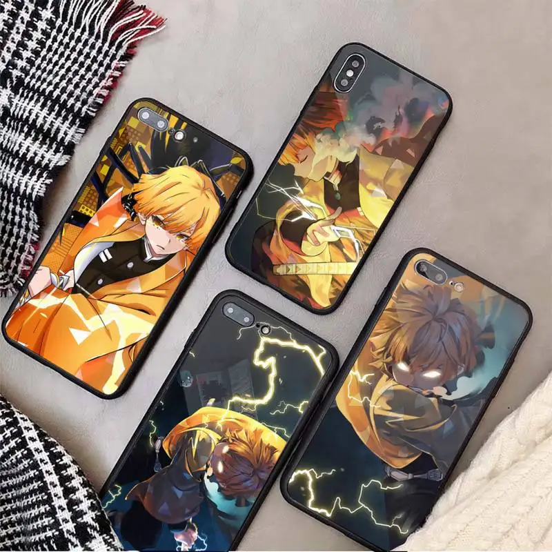 Demon Slayer Agatsuma Zenitsu Phone Case Tempered glass For iphone 6 7 8 plus X XS XR 11 12 13 PRO MAX mini
Demon Slayer Agatsuma Zenitsu Phone Case Tempered glass For iphone 6 7 8 plus X XS XR 11 12 13 PRO MAX mini