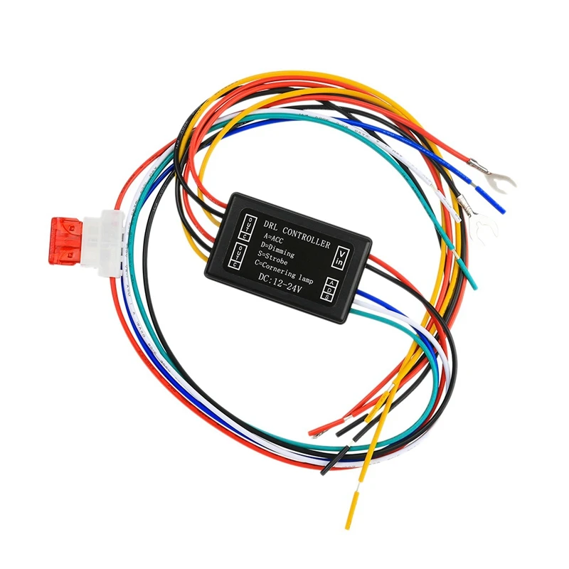 12-24V Universal Waterproof Auto Car LED Daytime Running Light Controller Relay Delay Dimmer Burst Flash Harness
12-24V Universal Waterproof Auto Car LED Daytime Running Light Controller Relay Delay Dimmer Burst Flash Harness