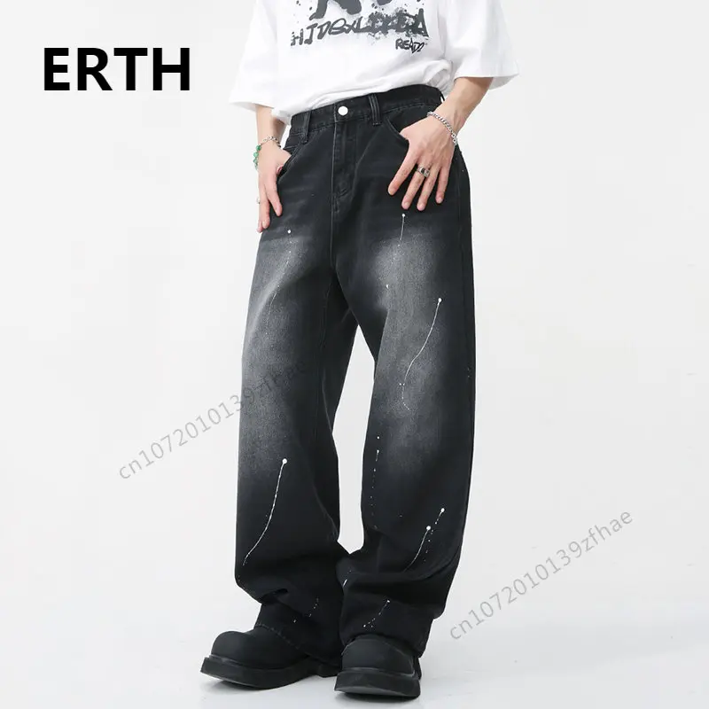 ERTH Men's Vintage Trendy Jeans New Loose Male Personalized Printing Straight Denim Pant Fashion Washed Wide Leg Trousers
ERTH Men's Vintage Trendy Jeans New Loose Male Personalized Printing Straight Denim Pant Fashion Washed Wide Leg Trousers