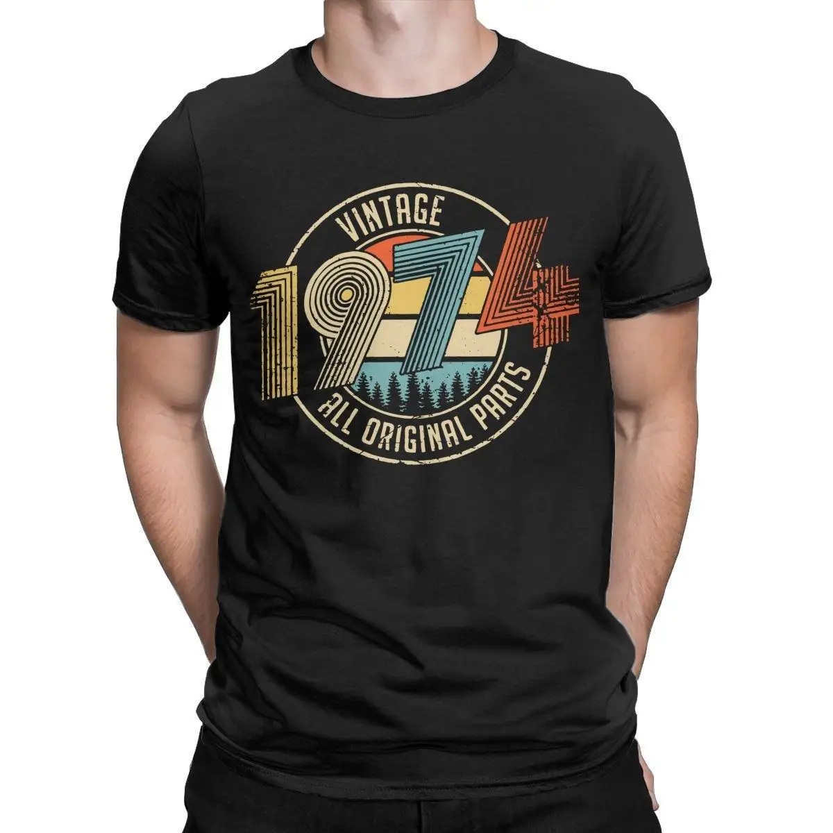 Men Vintage 1974 All Original Parts Birthday Gifts T Shirts 100% Cotton Clothing Short Sleeve Round Neck Tee Shirt T-Shirt
Men Vintage 1974 All Original Parts Birthday Gifts T Shirts 100% Cotton Clothing Short Sleeve Round Neck Tee Shirt T-Shirt