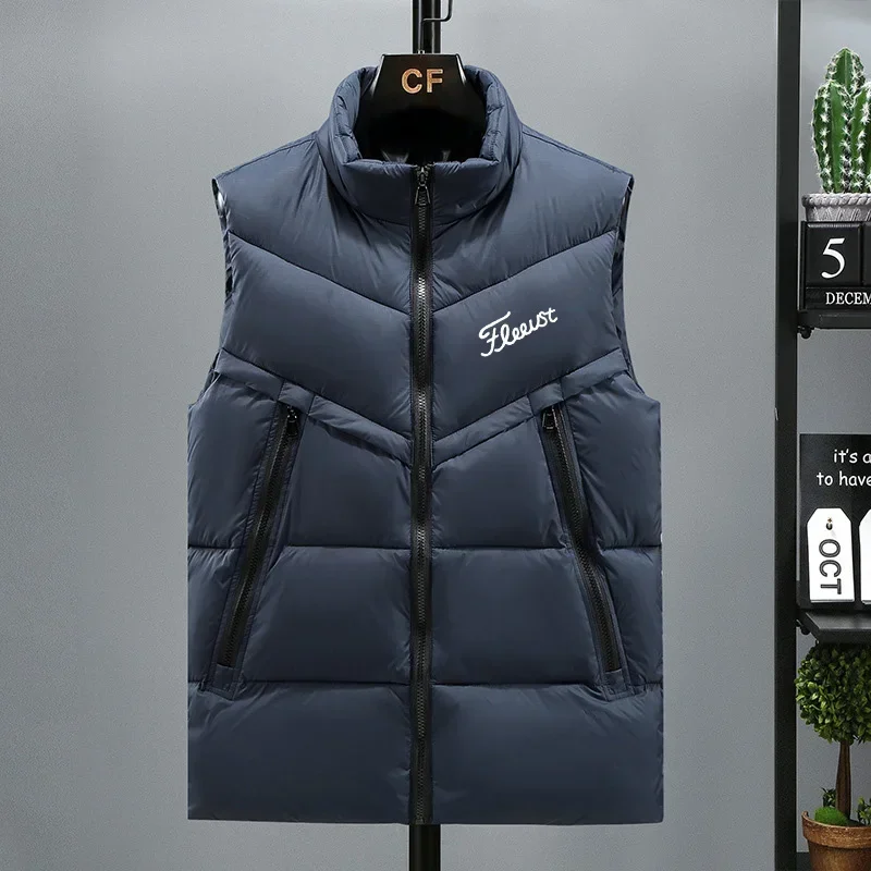 Winter Men's Golf Jacket Down Golf Vest Coat Autumn Ultra Light Sleeveless Down Vest Coat Warm Lightweight Golf Down Coat
Winter Men's Golf Jacket Down Golf Vest Coat Autumn Ultra Light Sleeveless Down Vest Coat Warm Lightweight Golf Down Coat