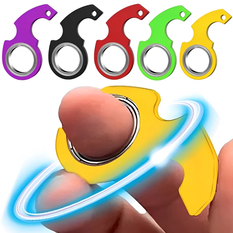 Creative Keychain Fidget Spinner Anxiety Stress Relief Toys Revolve Cool Keyring Relieving Boredom Birthday Gift for Adults Kids 
Creative Keychain Fidget Spinner Anxiety Stress Relief Toys Revolve Cool Keyring Relieving Boredom Birthday Gift for Adults Kids