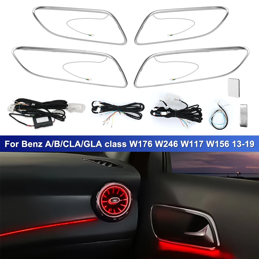 Для Mercedes-Benz A/B/CLA/GLA class W176 W246 W117 W156 13-19 автомобильный Вентиляционный Выход турбинное сопло атмосферная лампа 12 цветов светодиодный
Для Mercedes-Benz A/B/CLA/GLA class W176 W246 W117 W156 13-19 автомобильный Вентиляционный Выход турбинное сопло атмосферная лампа 12 цветов светодиодный