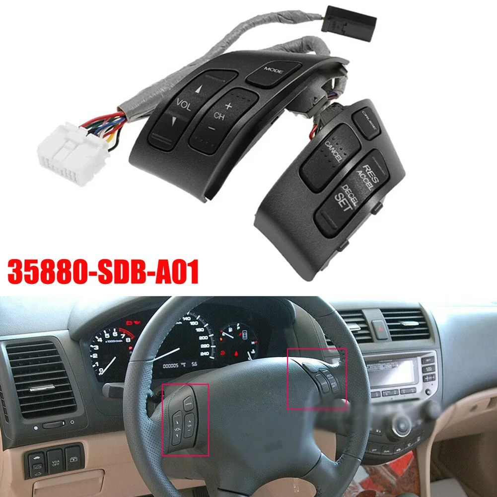 Switch Control Switch 2003-07 1 Pair 35880-SDB-A01ZA 35880-SDB-A21 For Accord For Honda Steering Wheel Switch Button
Switch Control Switch 2003-07 1 Pair 35880-SDB-A01ZA 35880-SDB-A21 For Accord For Honda Steering Wheel Switch Button