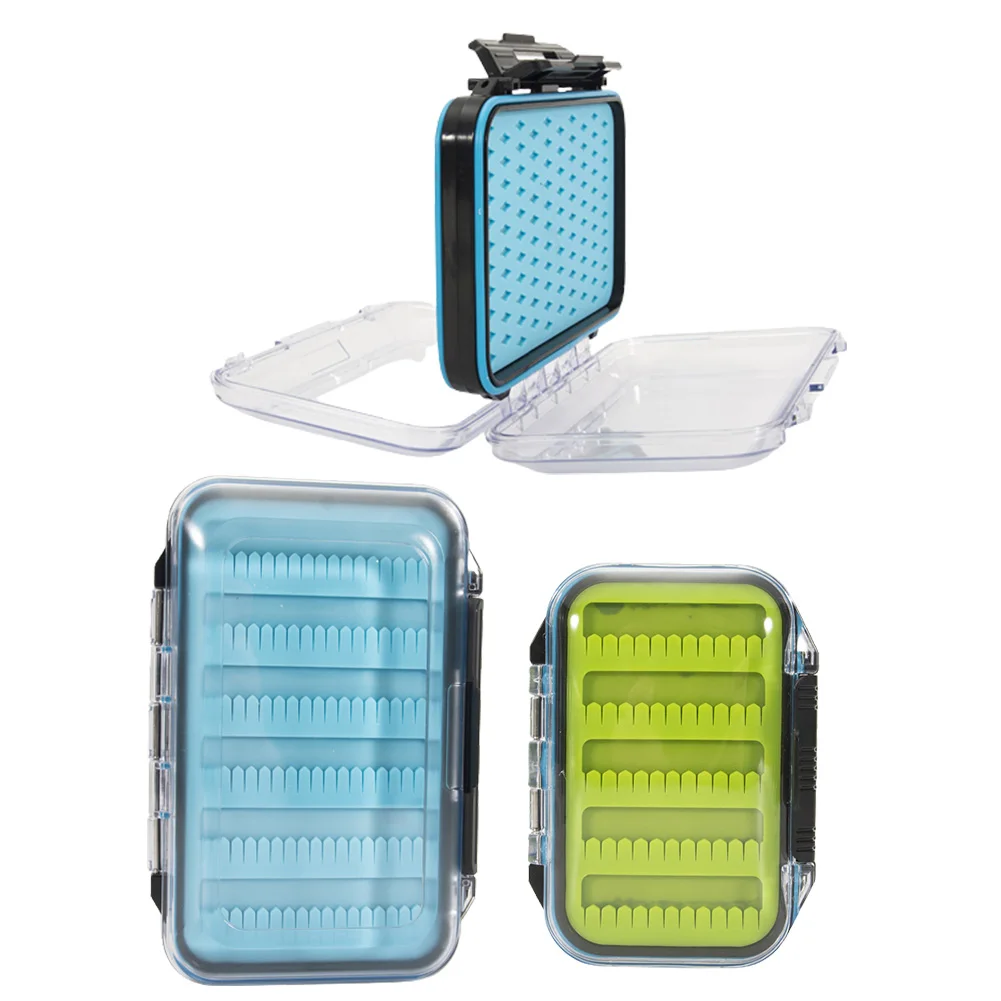 Fly Fishing Box Waterproof Double Sided Flies Silicone Insert Clear Lid Tackle Fishing Lure Flies Jigs Tighter Tool Storage Case
Fly Fishing Box Waterproof Double Sided Flies Silicone Insert Clear Lid Tackle Fishing Lure Flies Jigs Tighter Tool Storage Case