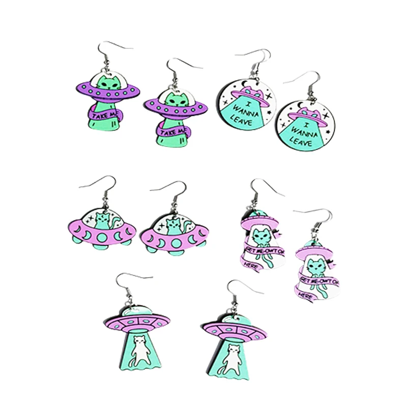 Epoxy Stud Earrings For Women Cute Cat Alien Acrylic Charm Earring Party Gift Jewelry Pendientes серьги 2023 тренд
Epoxy Stud Earrings For Women Cute Cat Alien Acrylic Charm Earring Party Gift Jewelry Pendientes серьги 2023 тренд