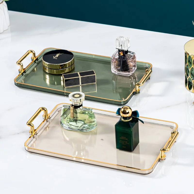 Luxury Storage Tray With Golden Handle Household Tea Dessert Fruit Storage Tray Living Room Kitchen Storage Plate Dinner Plate
Luxury Storage Tray With Golden Handle Household Tea Dessert Fruit Storage Tray Living Room Kitchen Storage Plate Dinner Plate