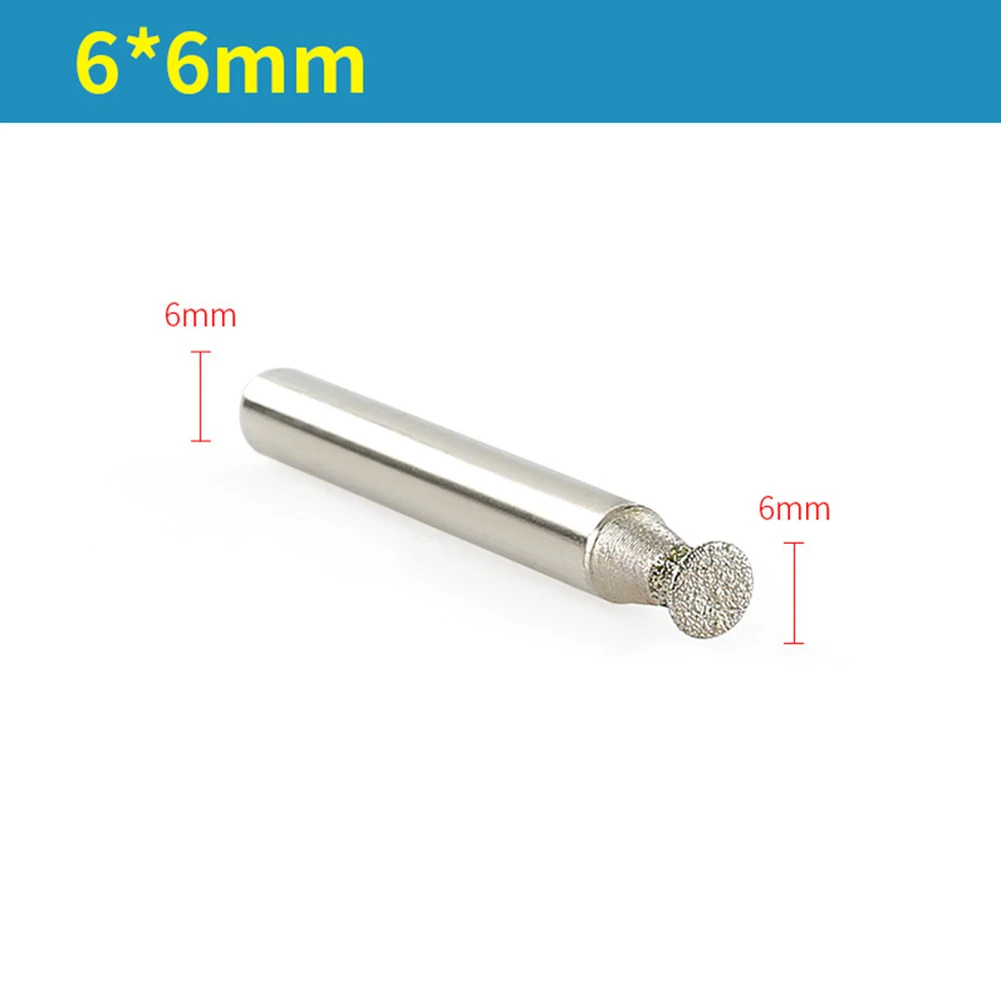1pc 6mm Shank Diamond Grinding Head Mounted Points Carving Grinding Bit For Stone Jade Carving Polishing Engraving Tools
1pc 6mm Shank Diamond Grinding Head Mounted Points Carving Grinding Bit For Stone Jade Carving Polishing Engraving Tools